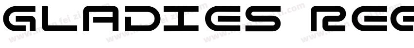 Gladies Regular字体转换